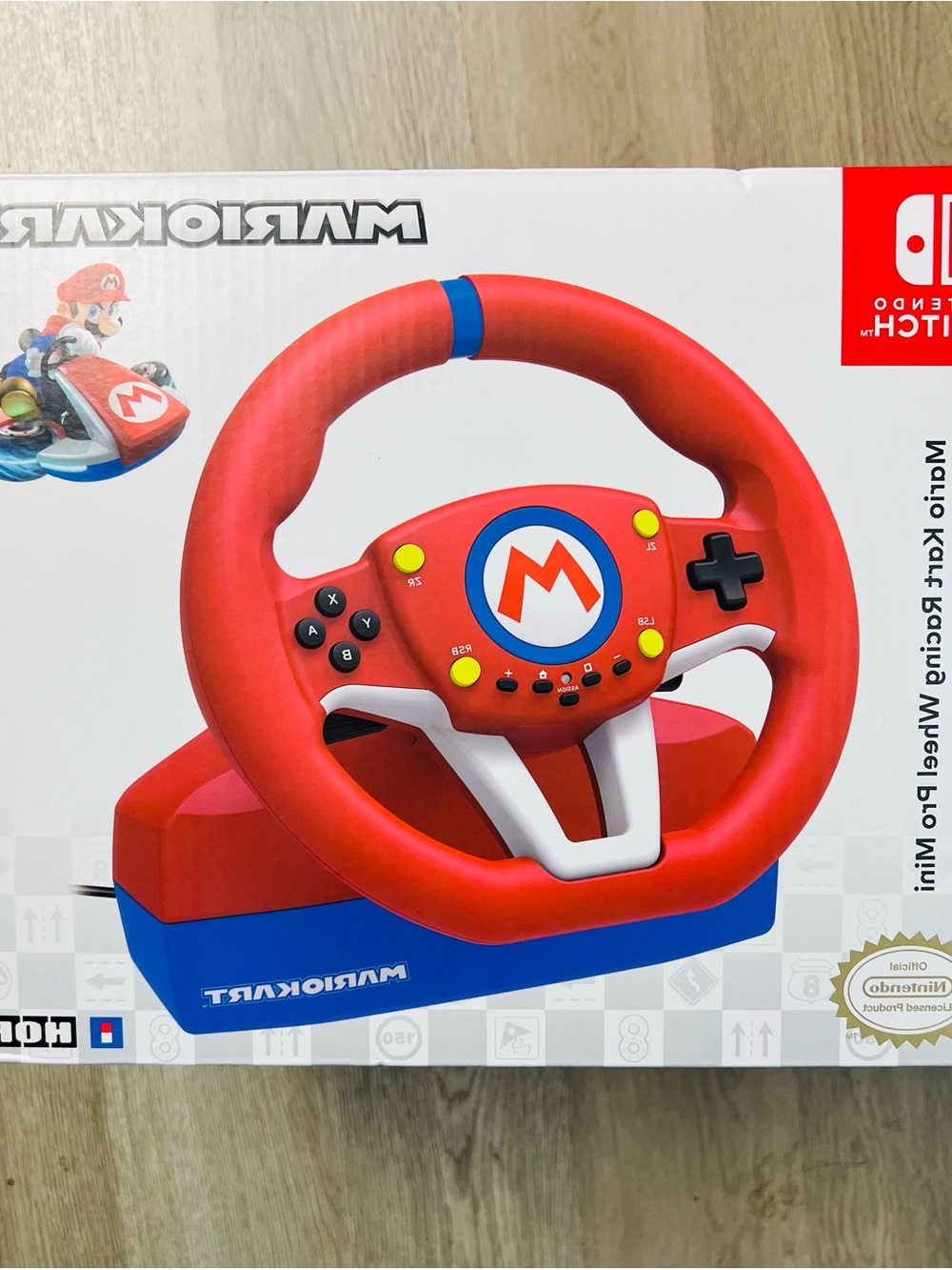 Nintendo Mario Kart Red Steering Wheel Controller
